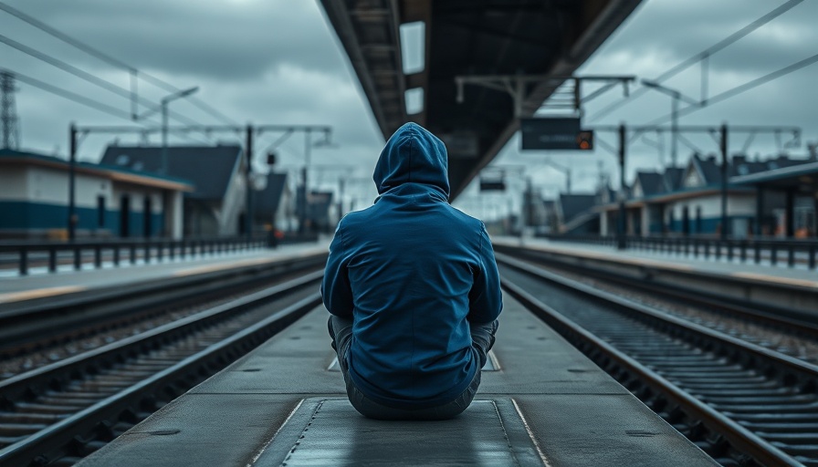 Solitary person battling emotions, symbolizing overcoming addiction recovery.