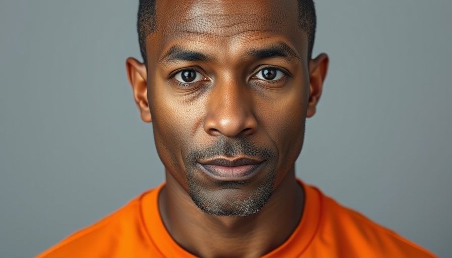 Close-up portrait of an unidentified man for San Antonio breaking news crime article.