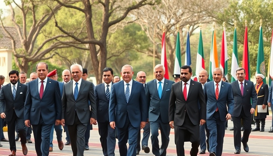 Ukraine ceasefire proposal meeting with diverse leaders outdoors.