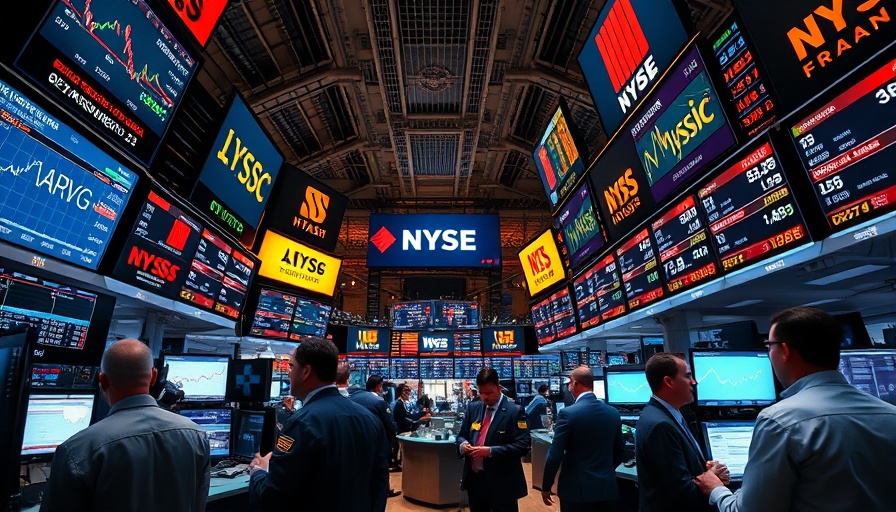 Vibrant stock exchange floor, highlighting Trump Tariff Impact on US Market.