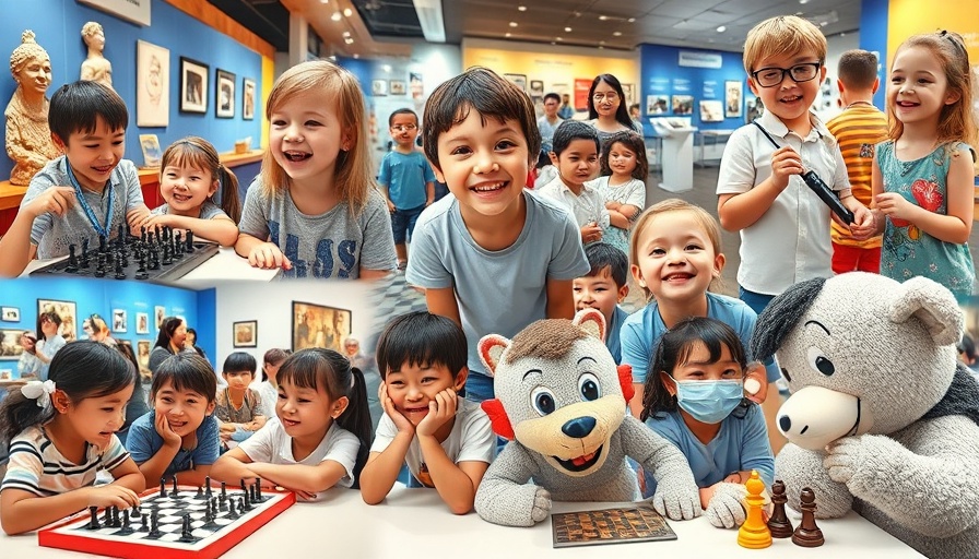 Houston kids activities this weekend collage, vibrant and exciting scene.