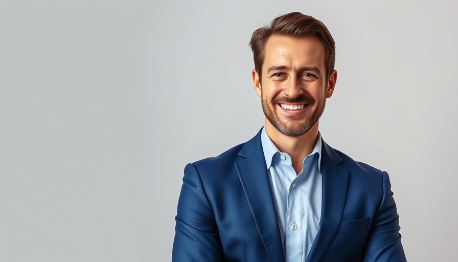 Houston business executive smiling confidently.