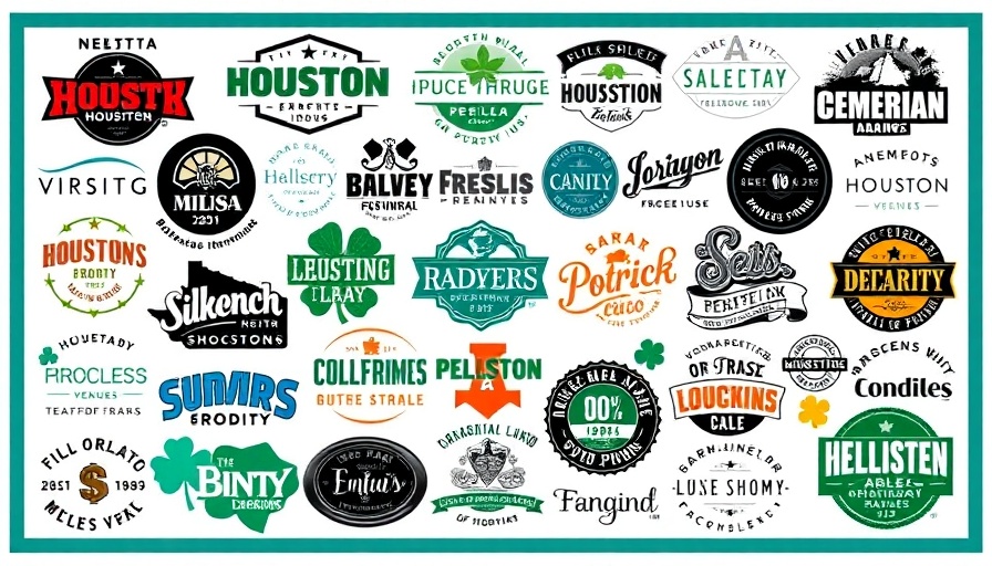 St. Patrick’s Day Deals Houston promotional flyer with venue logos.