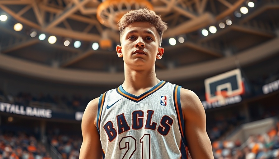 Spurs Juan Nunez on basketball court before knee surgery.