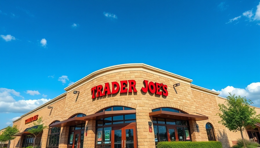 Vibrant Trader Joe's store exterior in San Antonio dining news.