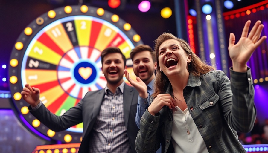 San Antonio cultural events highlight with game show atmosphere.