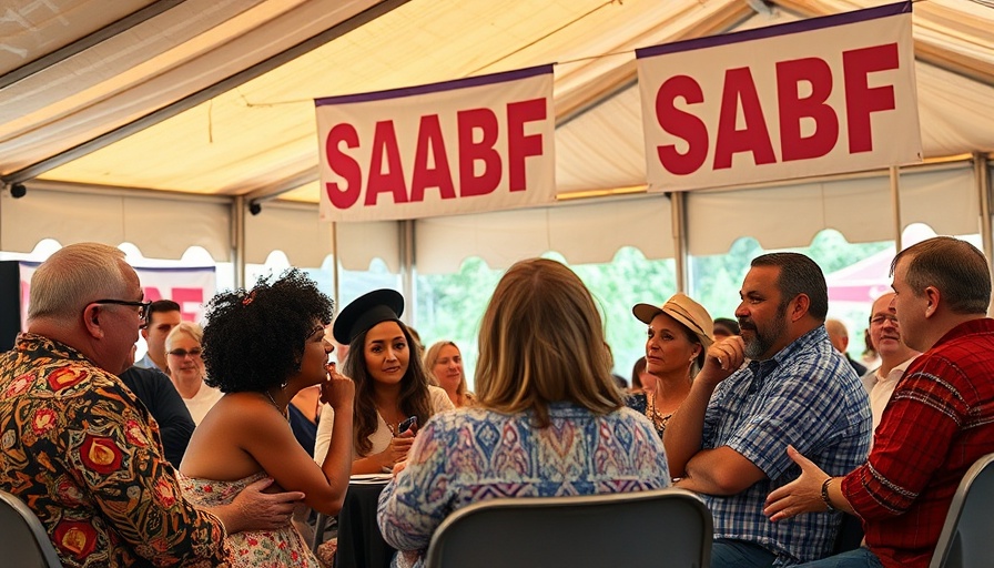 Engaging panel at San Antonio Book Festival 2025 under tent.