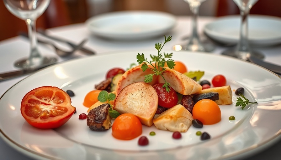 Exquisite French cuisine dish from best French restaurants in Houston.