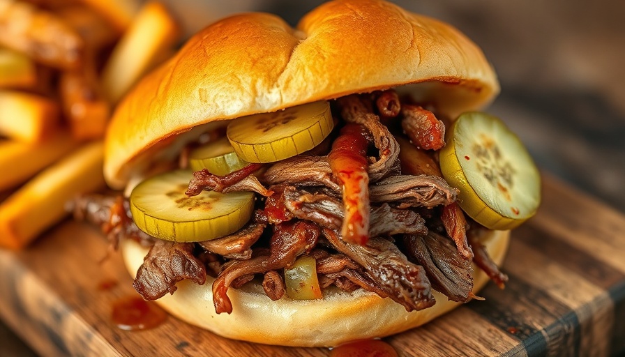 San Antonio BBQ reopening with brisket sandwich.