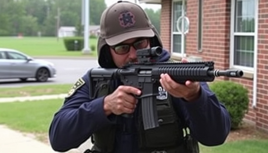 Man posing as federal agent shoots AR-15 rifle outside sheriff's office, says law enforcement