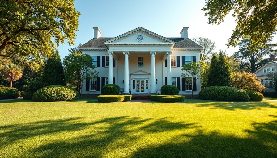 Luxury homes in Houston with colonial-style architecture.