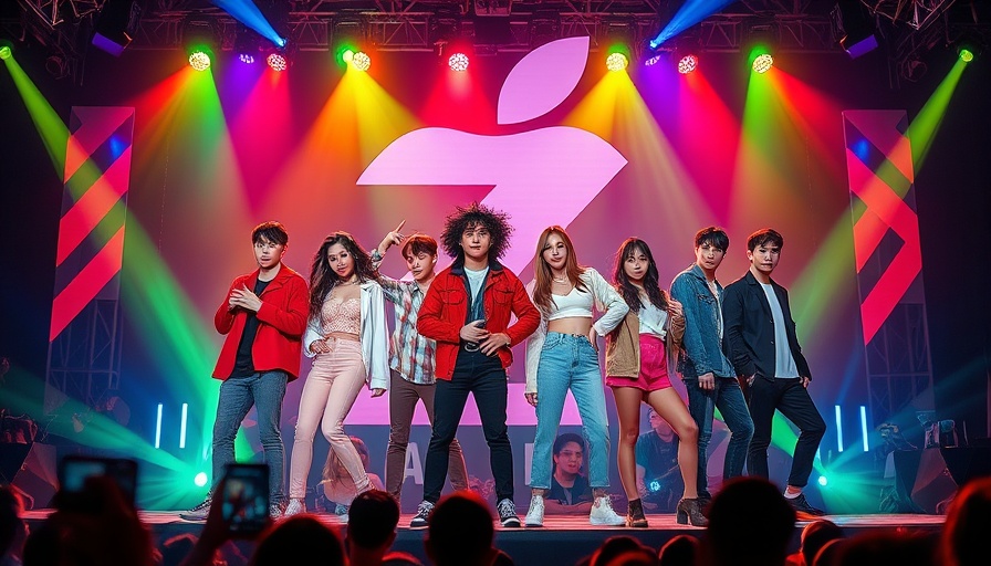 Descendants Zombies Worlds Collide Tour promo with performers and vibrant lights.