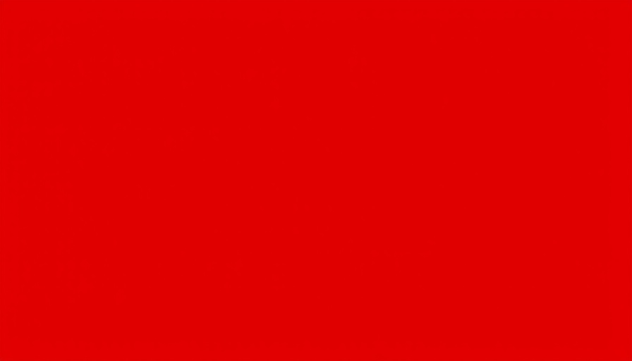 Red square, minimalist design, solid color