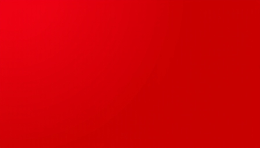 Solid red color, minimalistic background used for digital design.