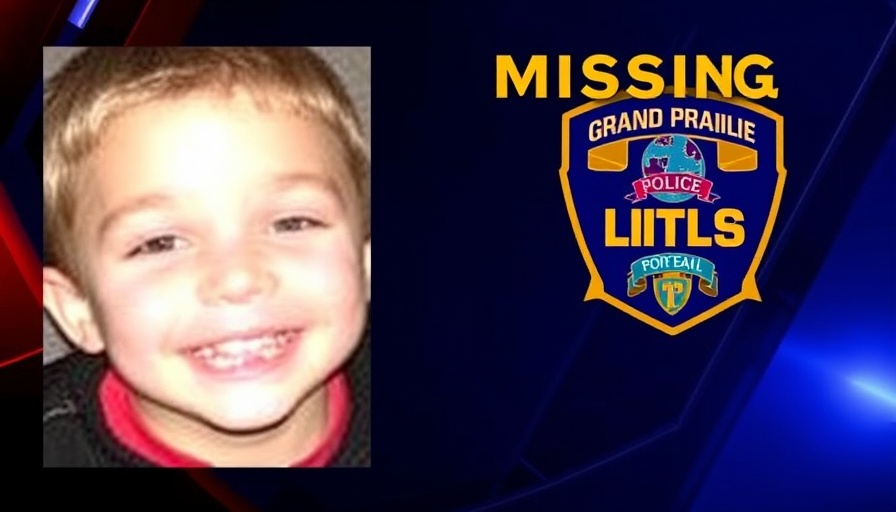 Missing 5-year-old's body recovered from water near his home: Grand Prairie PD