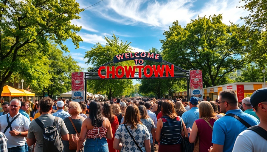 Dallas food and wine festivals 2025 entrance with attendees.