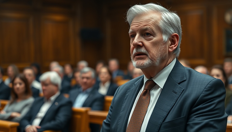 Distinguished man discussing Medicare coverage in a formal meeting.