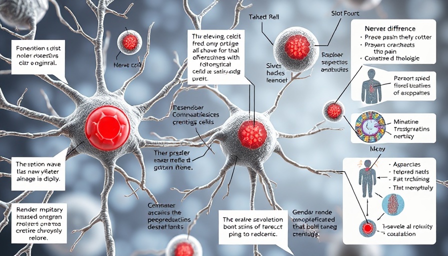 Illustration showing pain medication effectiveness gender differences in nerve injury.