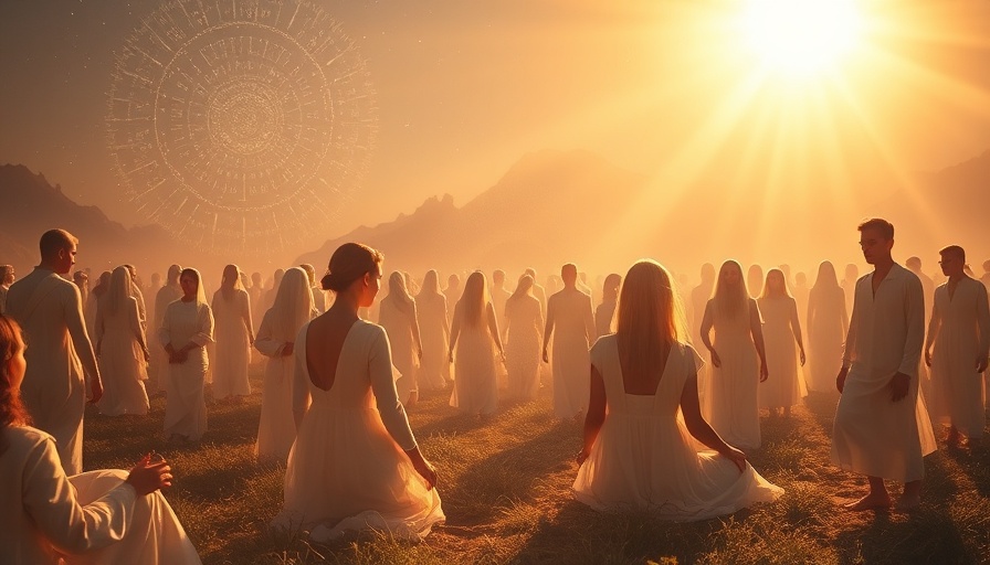 Ethereal figures in sunlight boosting serotonin naturally.