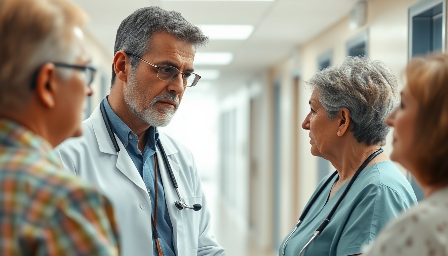 Doctor discussing Medicaid Cuts Impact on Health Care with patients.