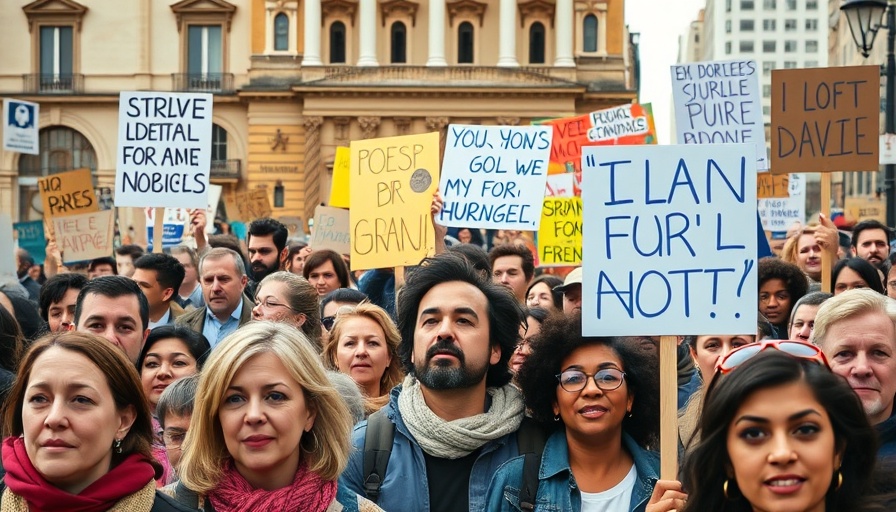 Protesters advocating for abortion rights, holding signs in a large crowd.
