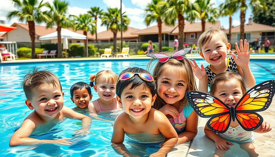 Fun kids activities in San Antonio: swimming, face paint, costumes.