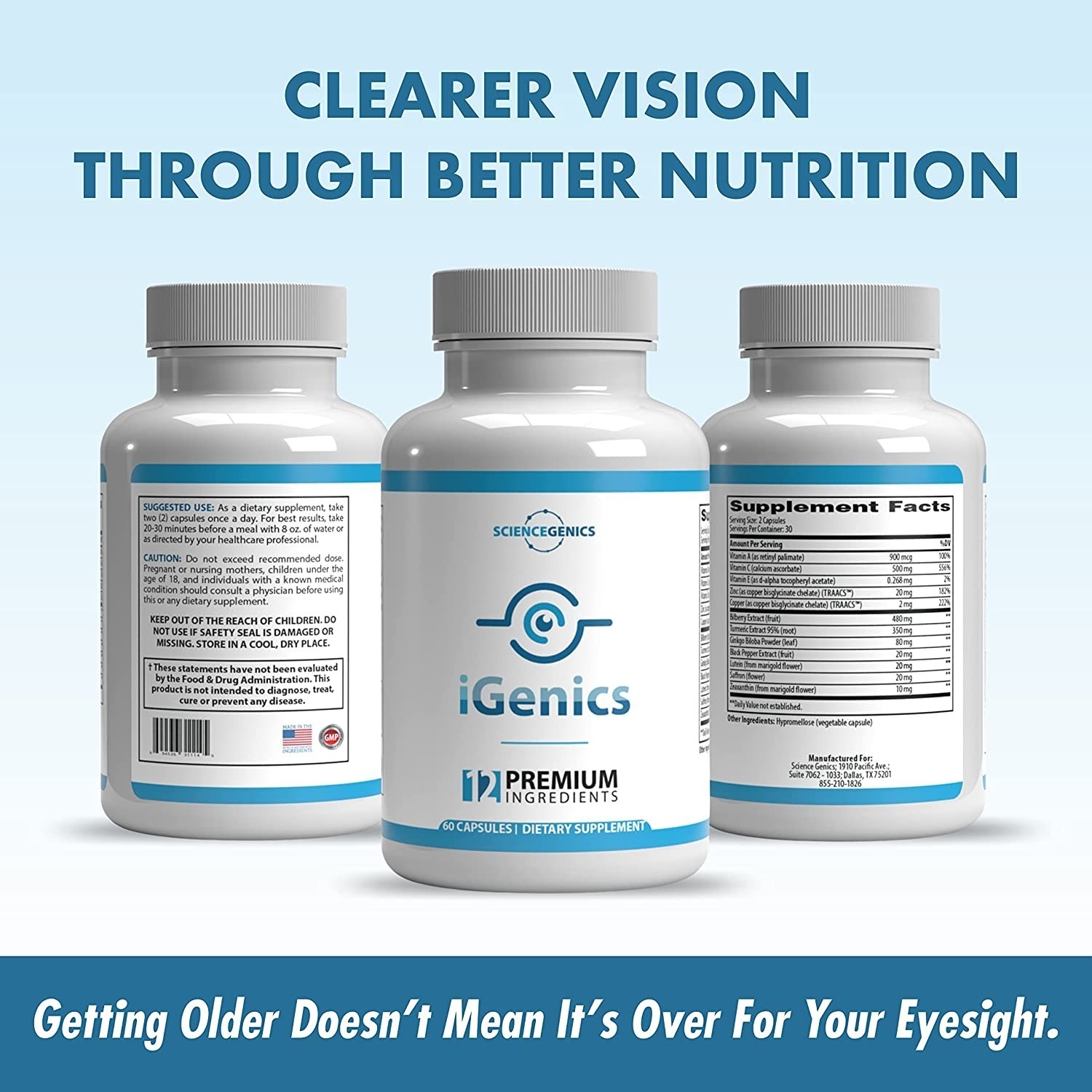 Good vision is important. Support vision health with iGenics. Click here now to learn more...