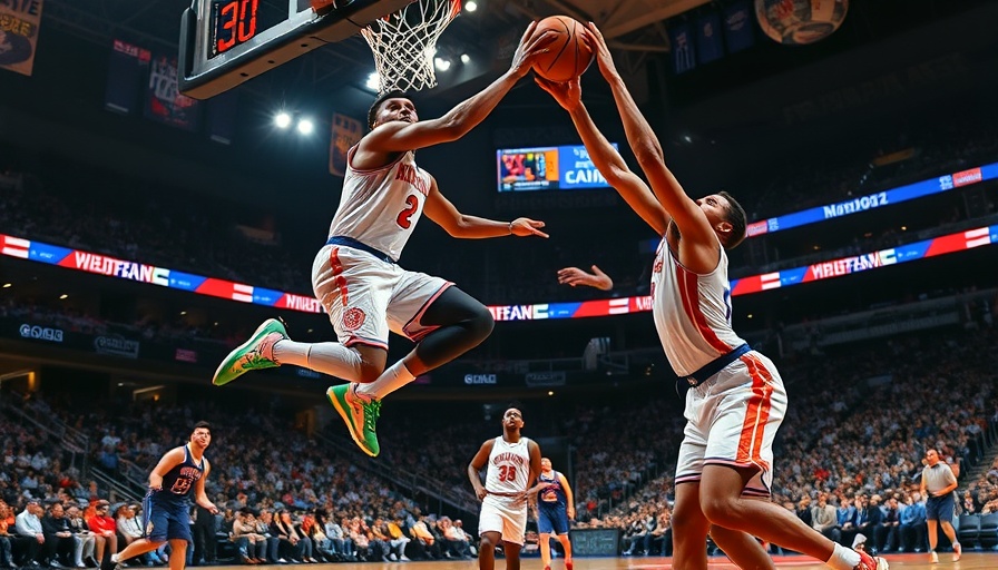 Knicks vs Pistons playoffs action shot with packed arena.