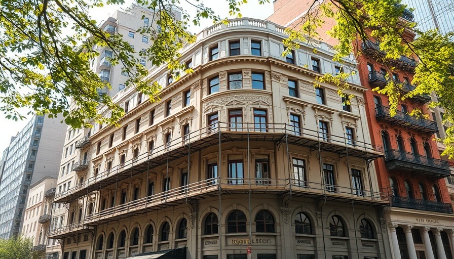 Gunter Hotel during renovation with tax break benefits.