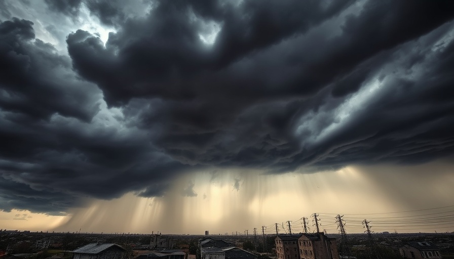 Stormy sky hinting at US death toll from extreme weather