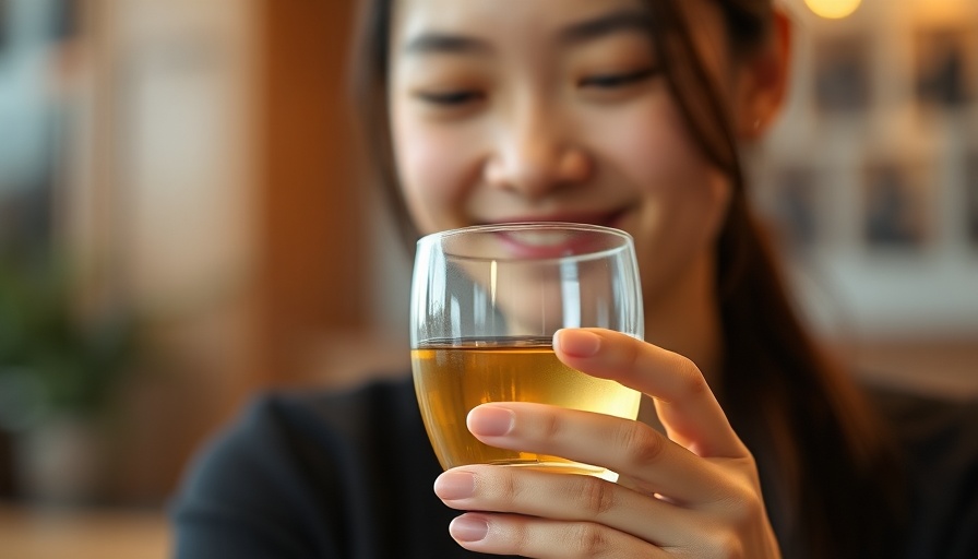 Young woman enjoying sake during Sake Week in Dallas and Austin