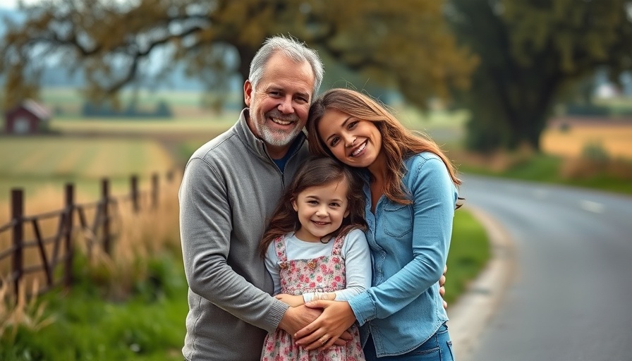 Family portrait in rural Texas setting tied to wrong-way crash incident.