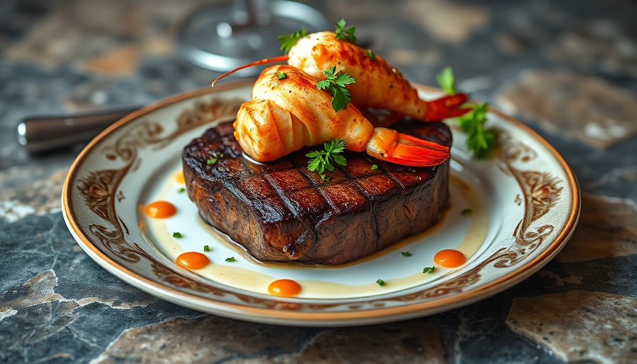 Gourmet steak with lobster, San Antonio Best New Restaurant.
