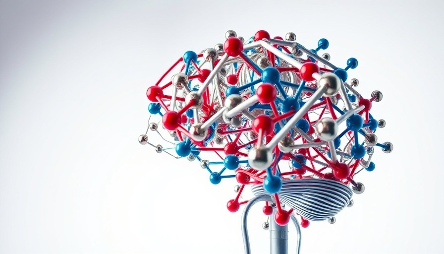 3D molecular structure visualizing memory formation.