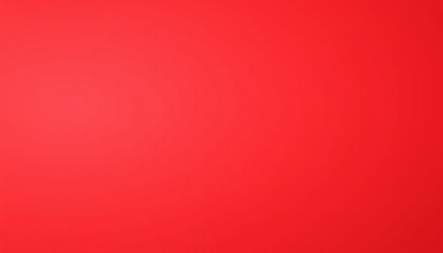 Solid red background illustrating lack of visual elements.