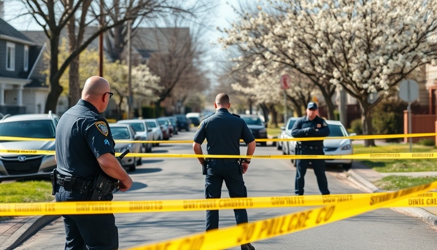 Active crime scene in suburban San Antonio neighborhood
