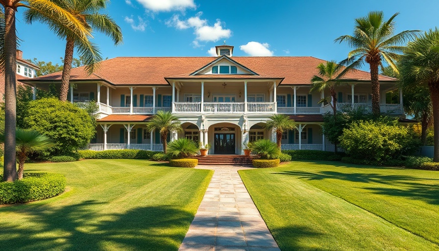 Auberge Resorts Collection colonial-style building on a sunny day