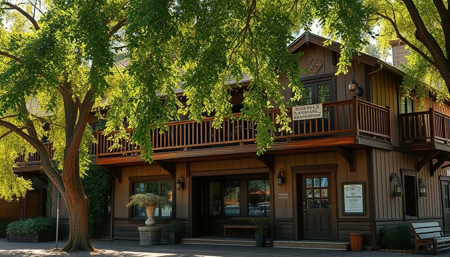 Stagecoach Restaurant reopening Salado Texas historic building under trees