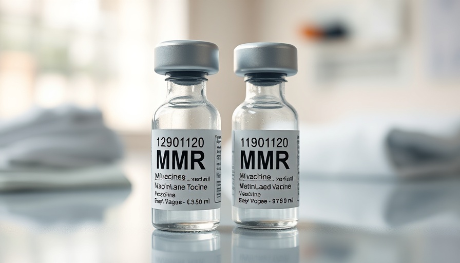 MMR vaccine vials in focus related to Texas Measles Outbreak.