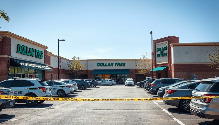 San Antonio crime news scene at Dollar Tree with police presence