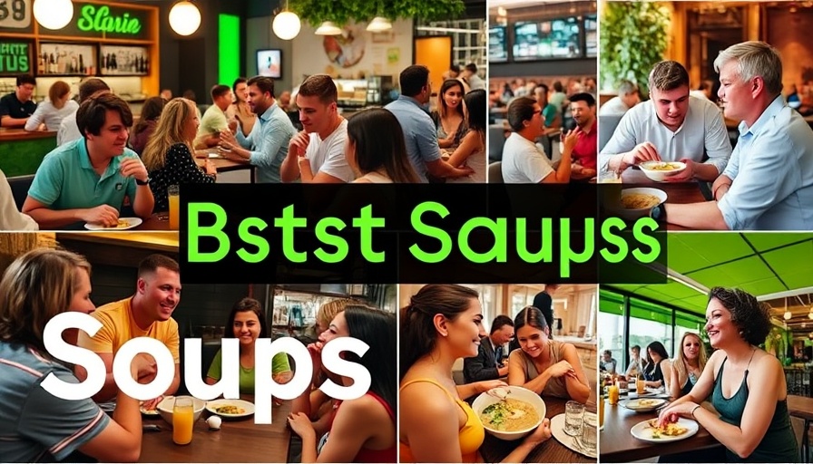 Best Soup in Houston - Dining scenes highlighting social gatherings.