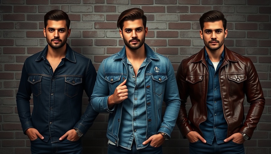 Jonas Brothers San Antonio concert promotion photo with denim style.
