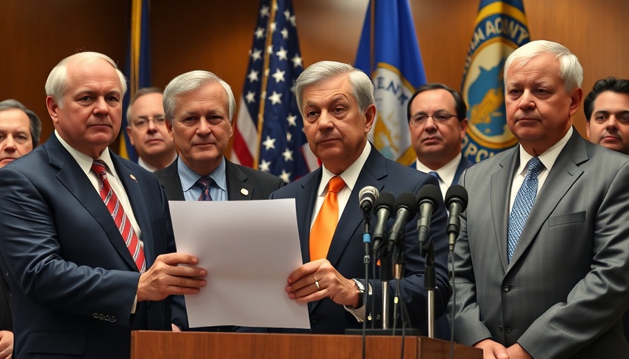 Nassau County capital spending plan officials at press conference