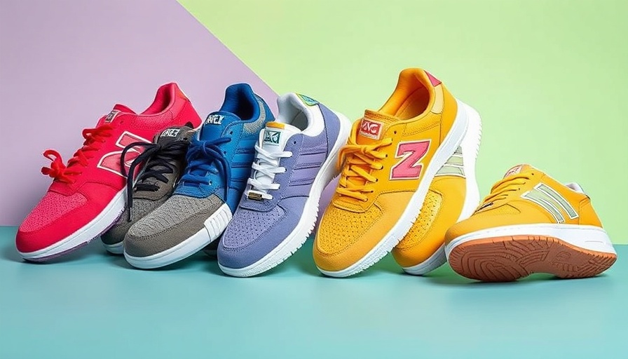 Sneaker deals at Amazon Spring Sale 2025: vibrant sneakers in colorful array.