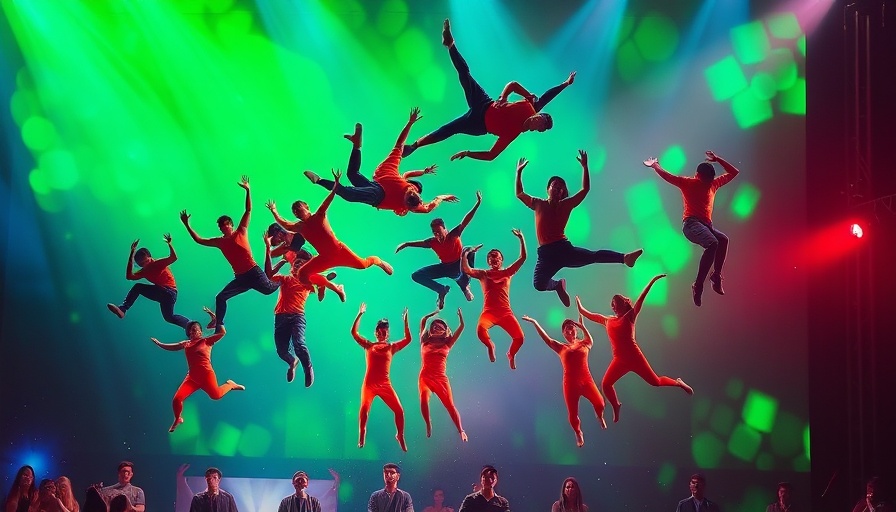 San Antonio cultural events with acrobatic performers.