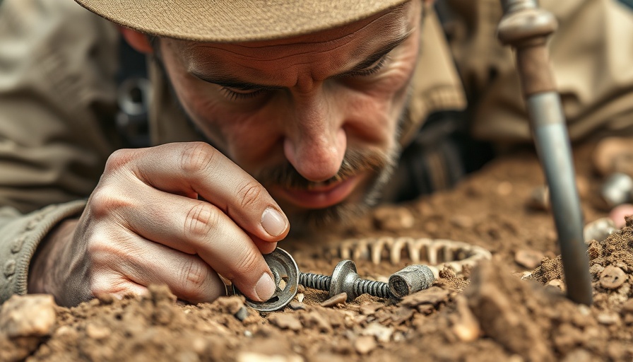 Dedicated metal detectorist discovers ancient hoard in excavation.