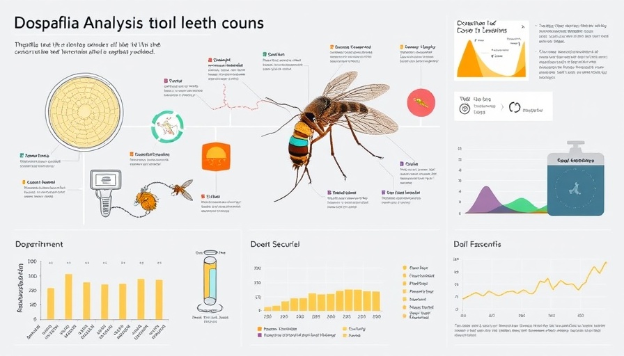 Scientific diagram of Drosophila analysis tool in neuroscience research.
