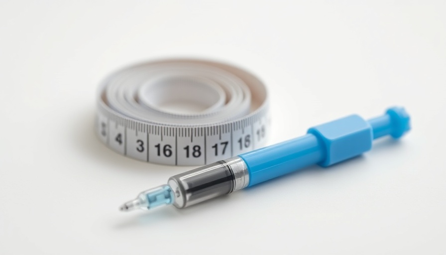 GLP-1 spending growth represented by insulin pens and measuring tape.