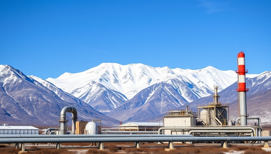 Denver-Julesberg Basin Deal: Industrial facility with mountains.