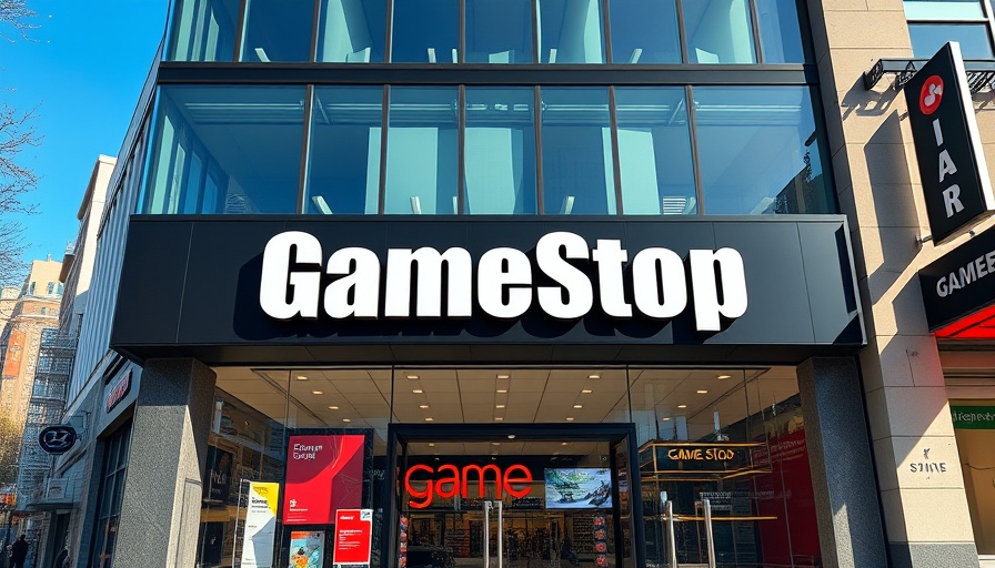 GameStop storefront in GameStop Bitcoin investment news.